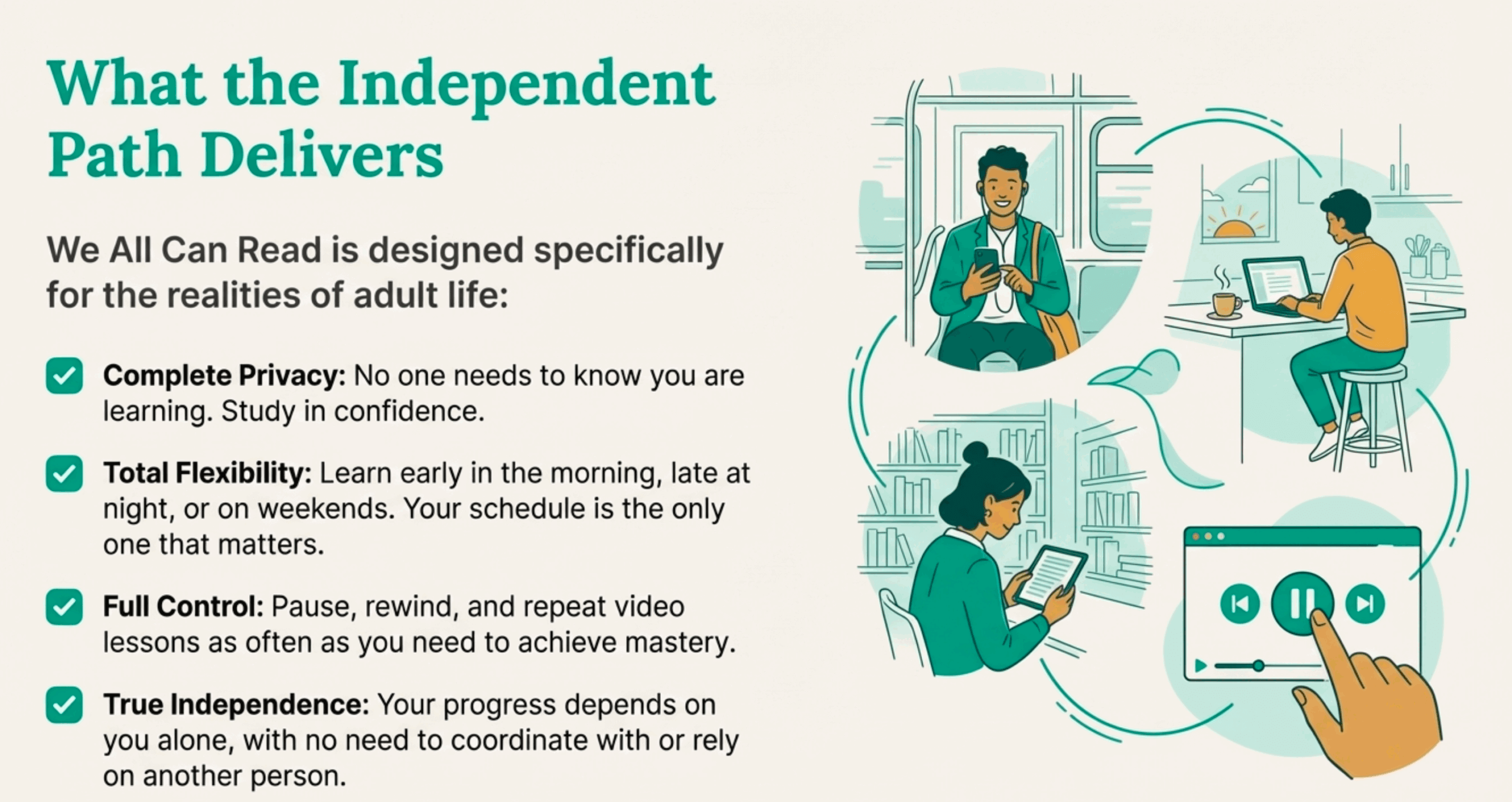 Parent-Taught Model vs. Independent Adult Learning