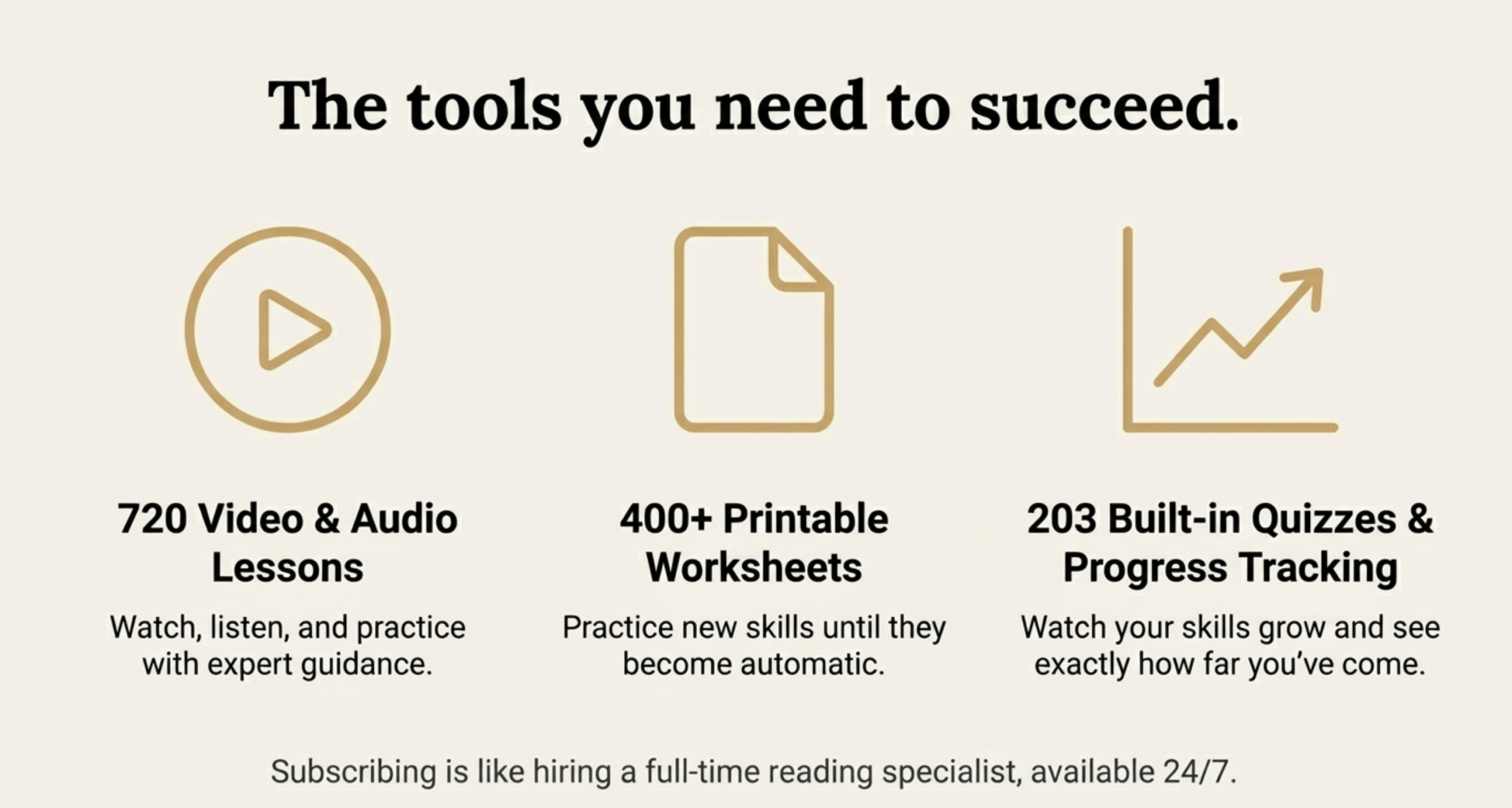 The tools you need to succeed