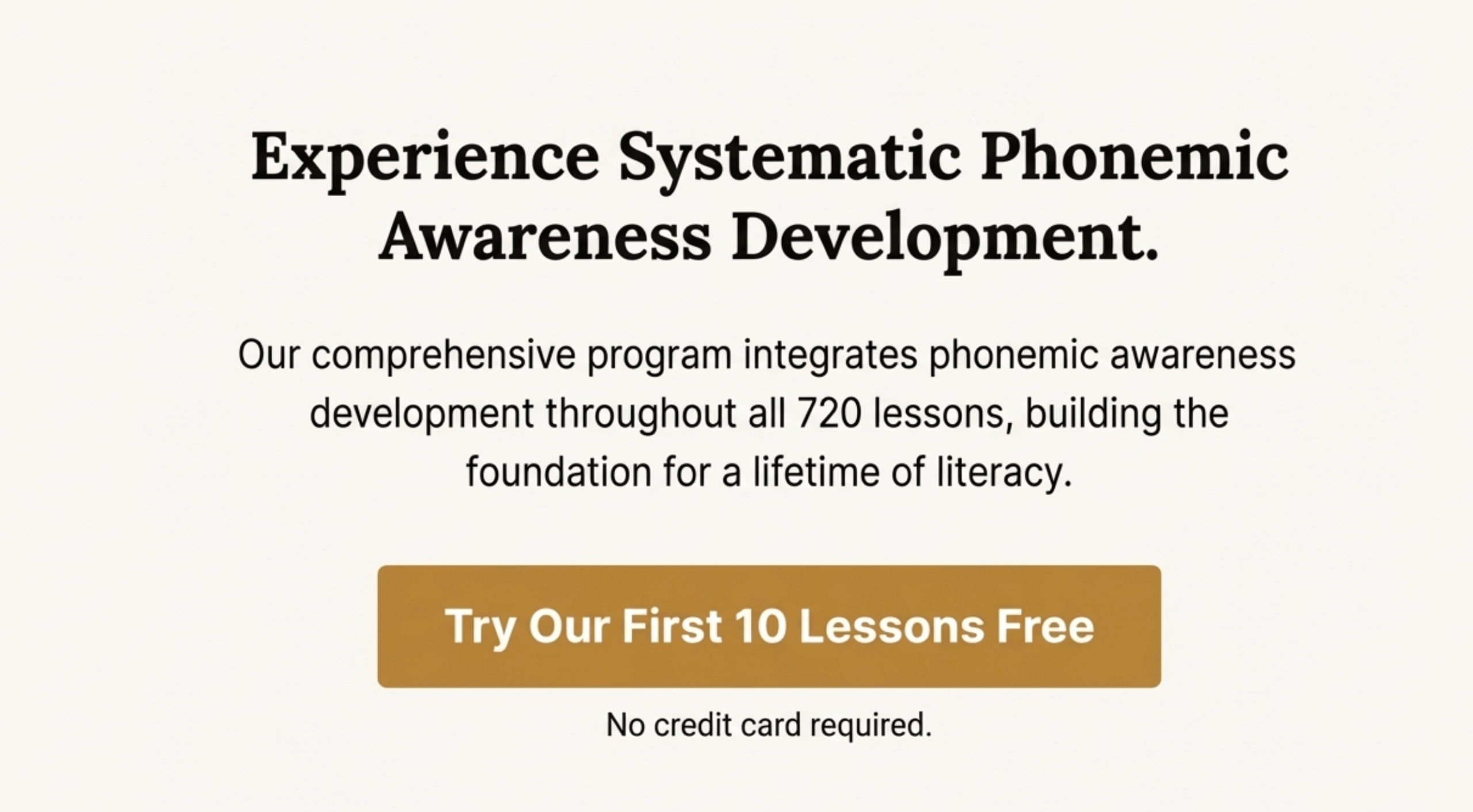 Try Our First 10 Lessons Free