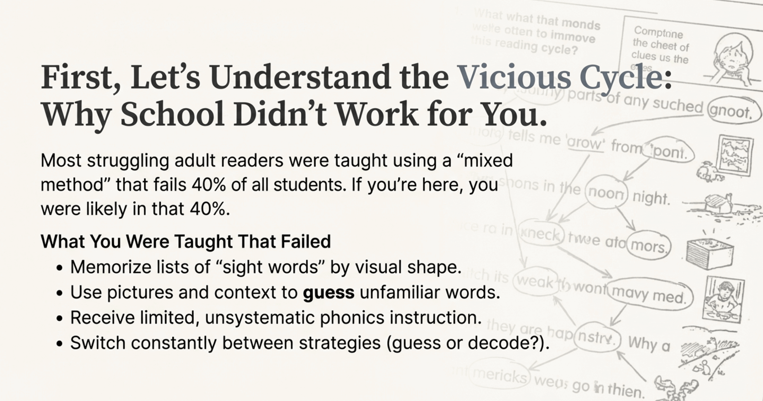 What you were taught in school that failed