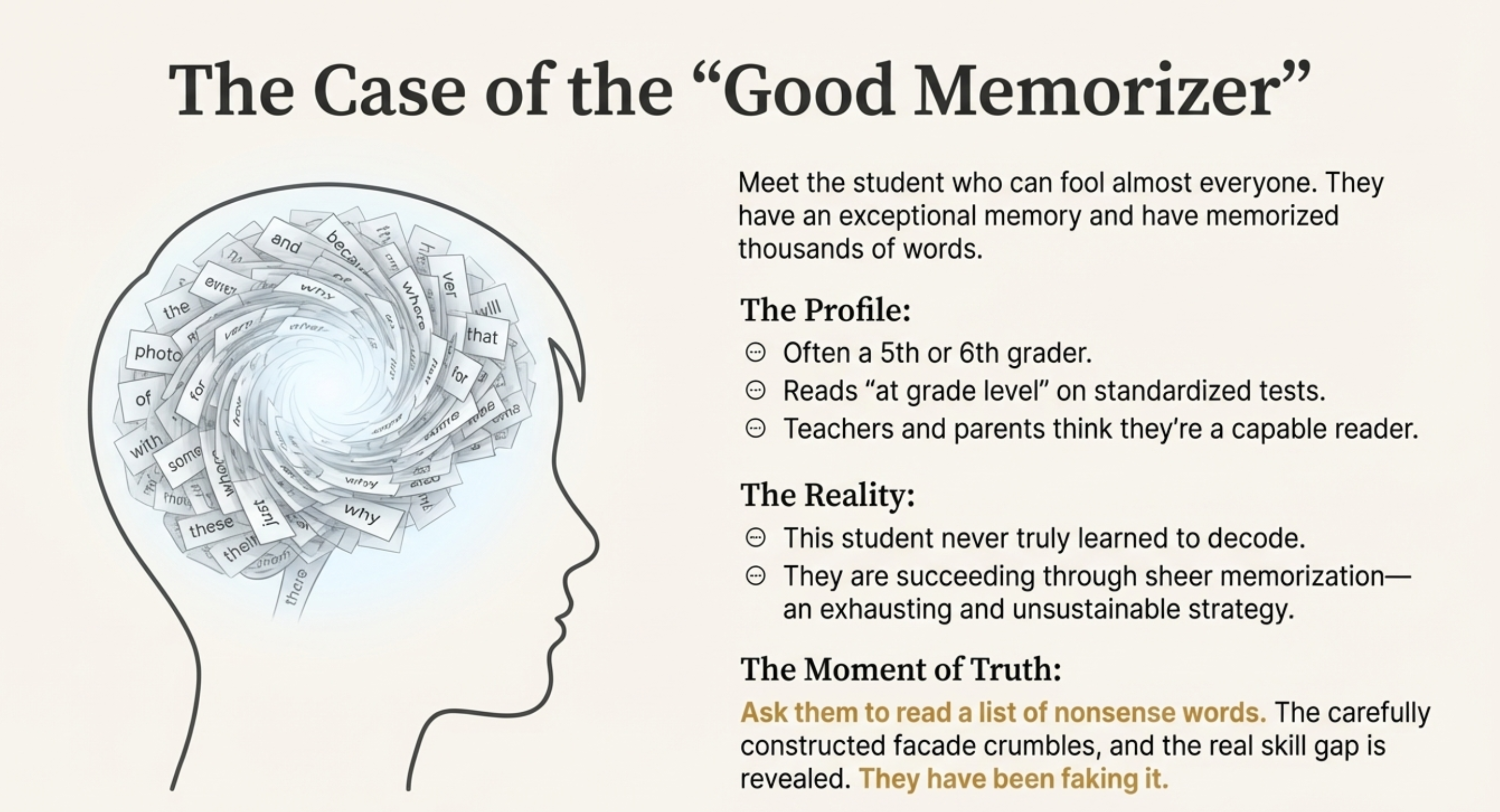 Nonsense words example