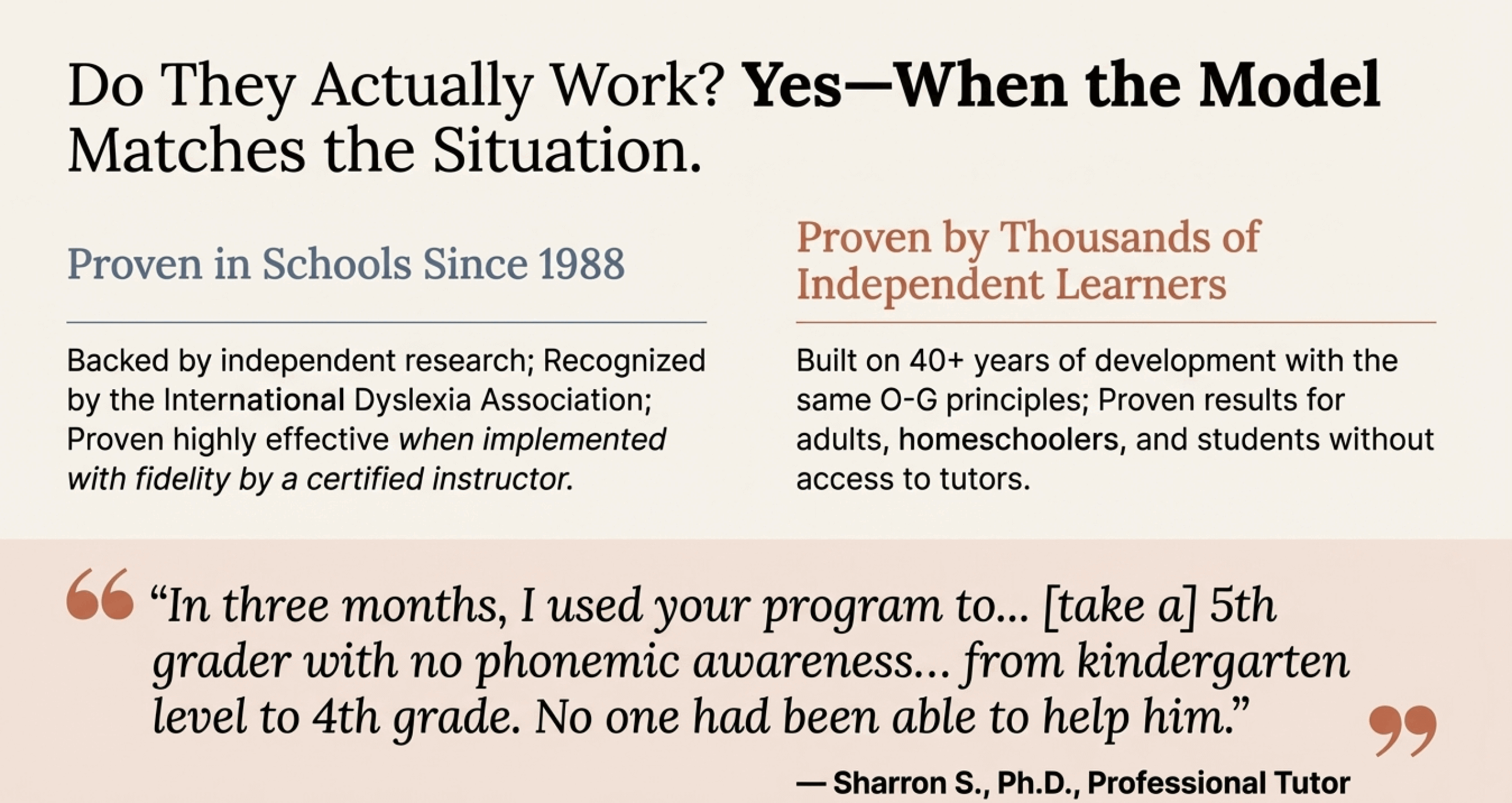 Wilson-certified tutors aren't available everywhere