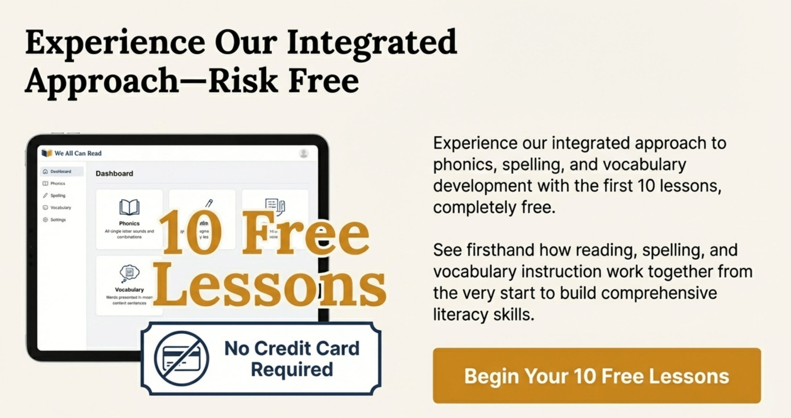 Begin Your 10 Free Lessons