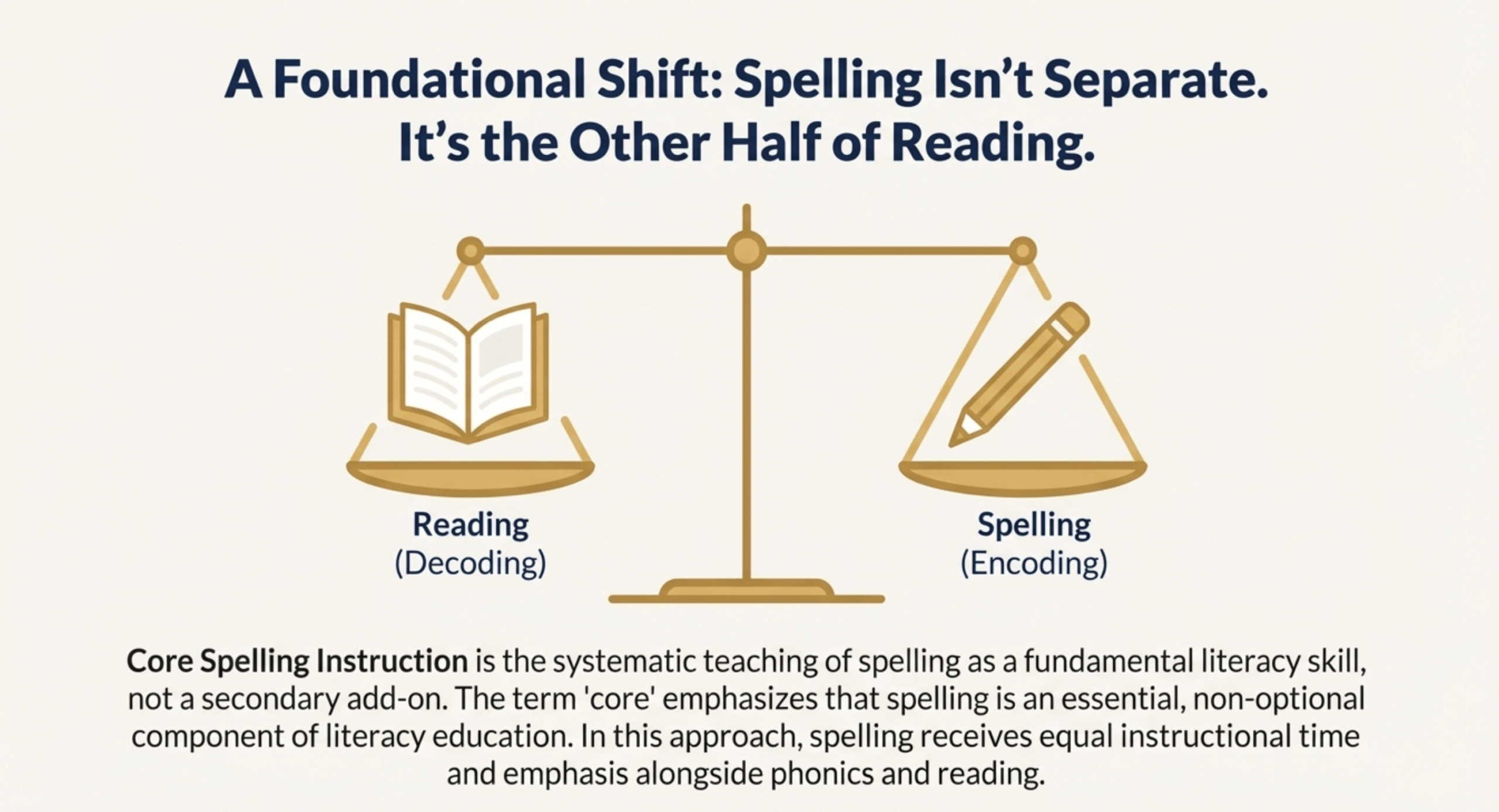 Spelling is the other half of reading